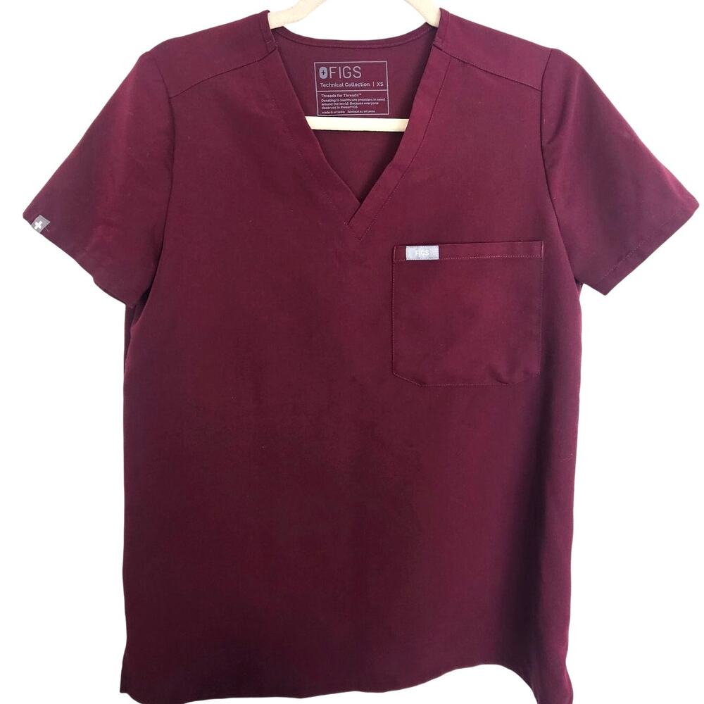 Figs Womens Catarina 2Pc Scrub Set Size XS Nurse Doctor Uniform Hospital Comfort